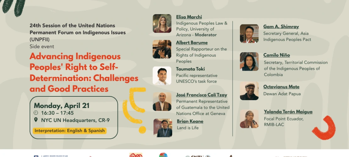 Advancing Indigenous Self-Determination at UNPFII 2025